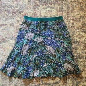 Anthropologie Maeve floral skirt size small